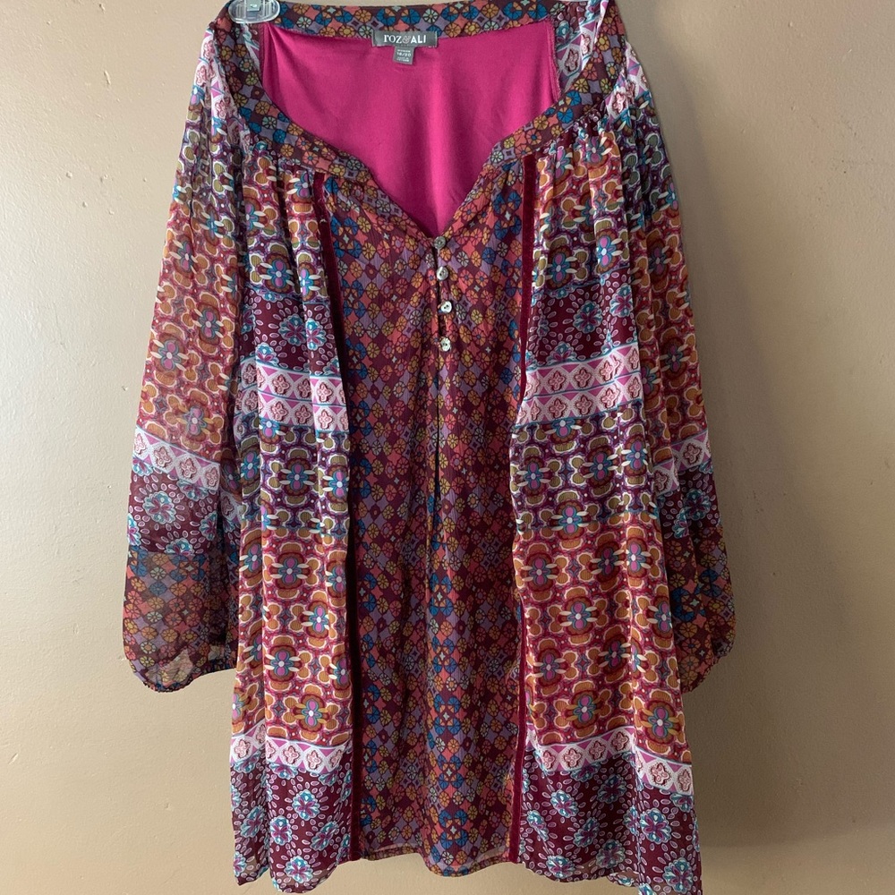 Women’s Long-sleeve Boho Blouse